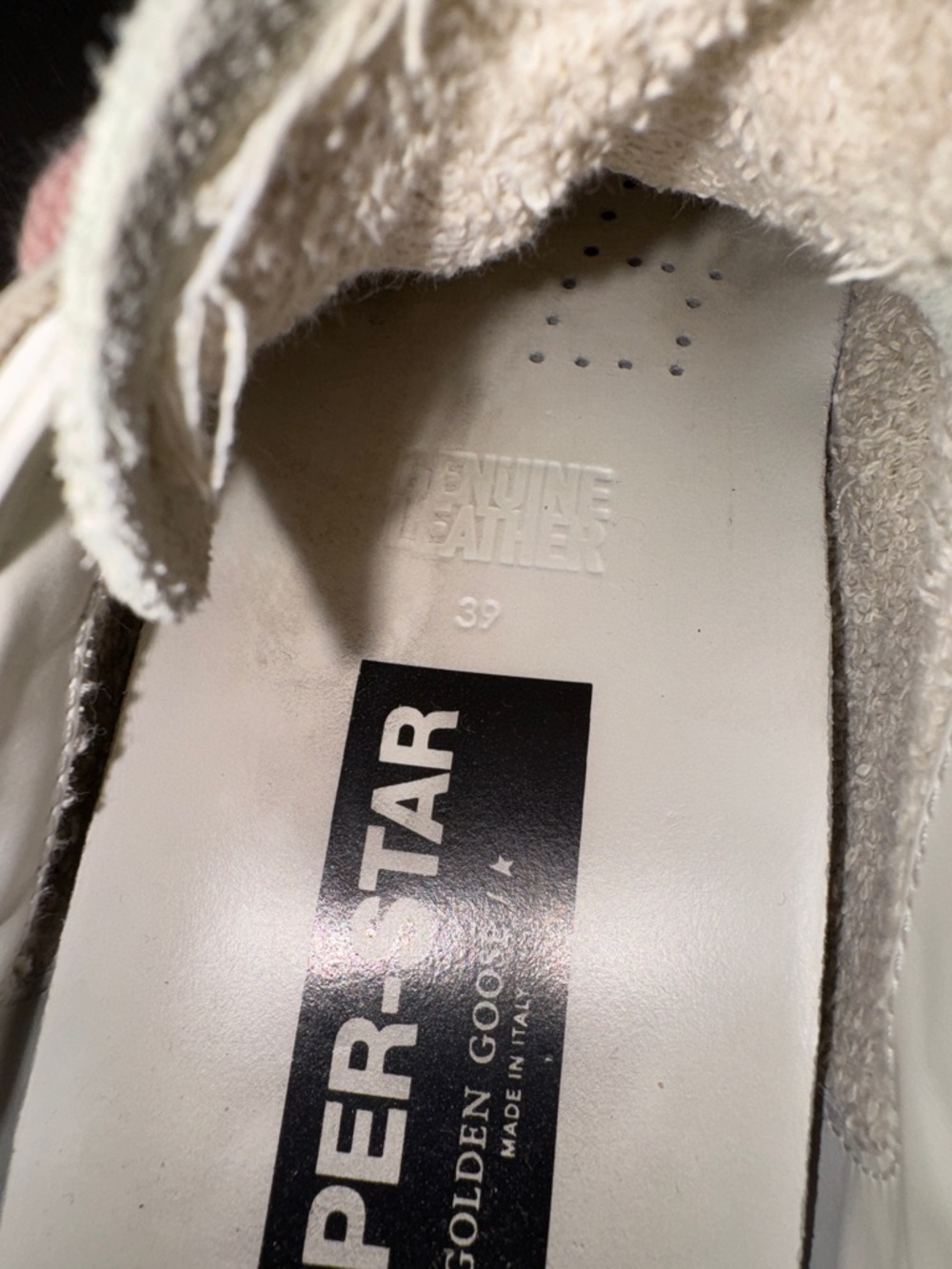 Golden Goose White Leather Sneakers barely worn - Picture 7 of 7